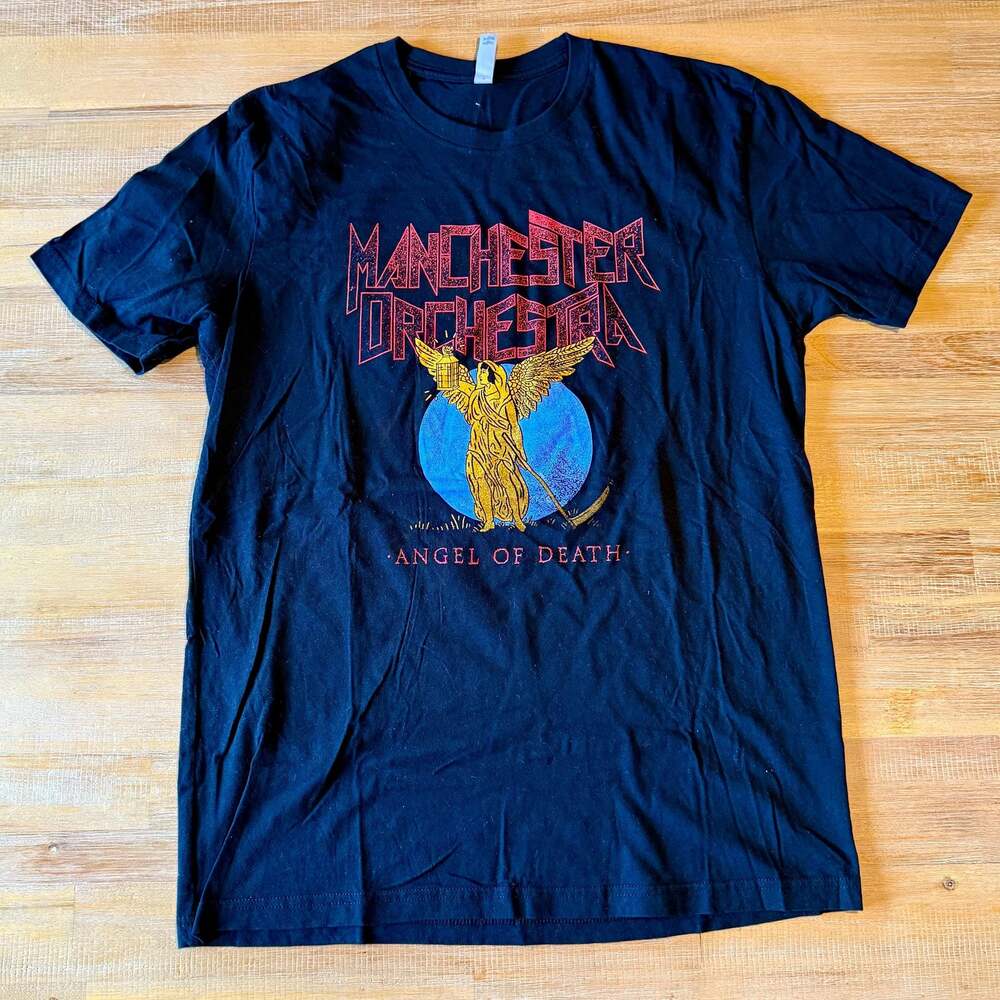 Manchester Orchestra Angel of Death Black Band T-Shirt Size L